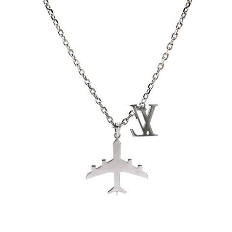 louis vuitton airplane necklace|lv iconic necklace.